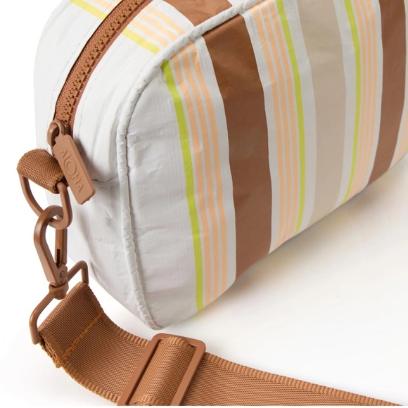 Aloha Collection Le Tour Crossbody in Nice Stripes Toffee - Picture 6 of 6